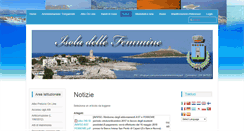 Desktop Screenshot of comune.isoladellefemmine.pa.it